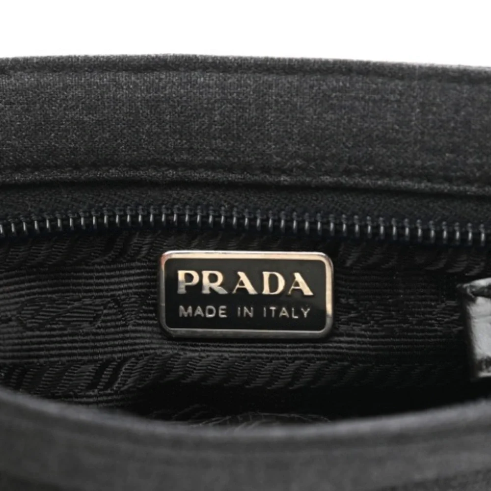 PRADA Super Basic 100 Pouch Anthracite